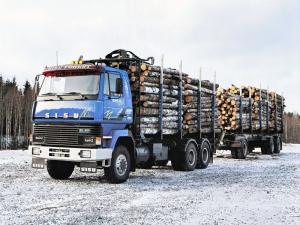 Sisu SM 300 4x4+2 Timber Truck '1983